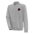 thumbnail image 1 of Men's Antigua  Heather Gray Toronto Raptors Victory Full-Zip Jacket, 1 of 1