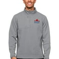 thumbnail image 1 of Men's Antigua Heather Gray Toronto Rock Course Quarter-Zip Pullover Top, 1 of 1