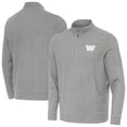 thumbnail image 1 of Men's Antigua Heather Gray Washington Commanders Subtle Quarter-Zip Jacket, 1 of 4