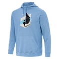 thumbnail image 1 of Men's Antigua Heather Light Blue Minnesota United FC Cloud Pullover Hoodie, 1 of 1