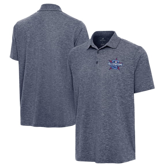 Men's Antigua Heather Navy 2026 MLB All-Star Game Par 3 Polo