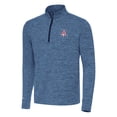 thumbnail image 1 of Men's Antigua Heather Navy Arizona Wildcats Cause Quarter-Zip Top, 1 of 1