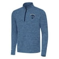 thumbnail image 1 of Men's Antigua Heather Navy/Blue Sporting Kansas City Cause Quarter-Zip Top, 1 of 1
