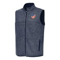 thumbnail image 1 of Men's Antigua Heather Navy FC Cincinnati Fortune Full-Zip Vest, 1 of 1