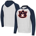 thumbnail image 1 of Men's Antigua Heather Navy/Gray Auburn Tigers Urgent Pullover Hoodie, 1 of 3