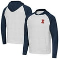 thumbnail image 1 of Men's Antigua Heather Navy/Gray Illinois Fighting Illini Urgent Pullover Hoodie, 1 of 3