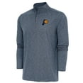 thumbnail image 1 of Men's Antigua  Heather Navy Indiana Pacers Hunk Quarter-Zip Pullover Top, 1 of 1