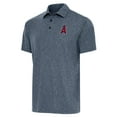 thumbnail image 1 of Men's Antigua  Heather Navy Los Angeles Angels Par Polo, 1 of 1