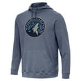 thumbnail image 1 of Men's Antigua Heather Navy Minnesota Timberwolves Cloud Pullover Hoodie, 1 of 1