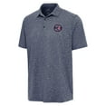 thumbnail image 1 of Men's Antigua  Heather Navy NASCAR Salutes Par 3 Polo, 1 of 1