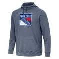 thumbnail image 1 of Men's Antigua Heather Navy New York Rangers Cloud Pullover Hoodie, 1 of 1