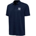 thumbnail image 1 of Men's Antigua  Heather Navy New York Yankees Layout Polo, 1 of 1