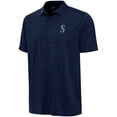 thumbnail image 1 of Men's Antigua  Heather Navy Seattle Mariners Layout Polo, 1 of 1