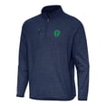 thumbnail image 1 of Men's Antigua Heather Navy Seattle Sounders FC Certain Tri-Blend Quarter-Zip Jacket, 1 of 1