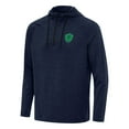 thumbnail image 1 of Men's Antigua Heather Navy Seattle Sounders FC Spikes Raglan Quarter-Zip Hoodie, 1 of 1