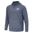 thumbnail image 1 of Men's Antigua Heather Navy Tampa Bay Lightning Cloud Pullover Hoodie, 1 of 1