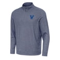 thumbnail image 1 of Men's Antigua Heather Navy Villanova Wildcats Subtle Quarter-Zip Sweatshirt, 1 of 1