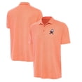 thumbnail image 1 of Men's Antigua Heather Orange Cleveland Browns Brownie Logo Scheme Polo, 1 of 3