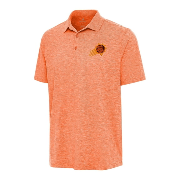Men's Antigua Heather Orange Phoenix Suns Par 3 Polo
