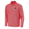 thumbnail image 1 of Men's Antigua  Heather Red Iowa Speedway Subtle 1/4 Zip Pullover Direct to Film, 1 of 1