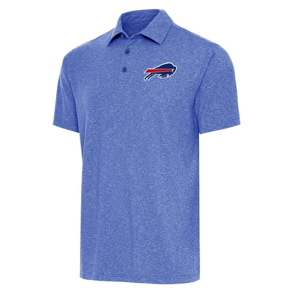 Men's Antigua Heather Royal Buffalo Bills Par Polo