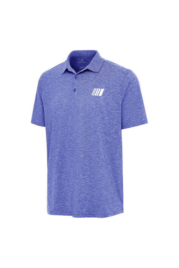 Men's-Antigua Heather Royal NASCAR Merchandise Par 3 Polo