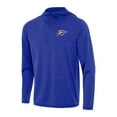 thumbnail image 1 of Men's Antigua Heather Royal Oklahoma City Thunder Tidy Quarter-Zip Hoodie, 1 of 1