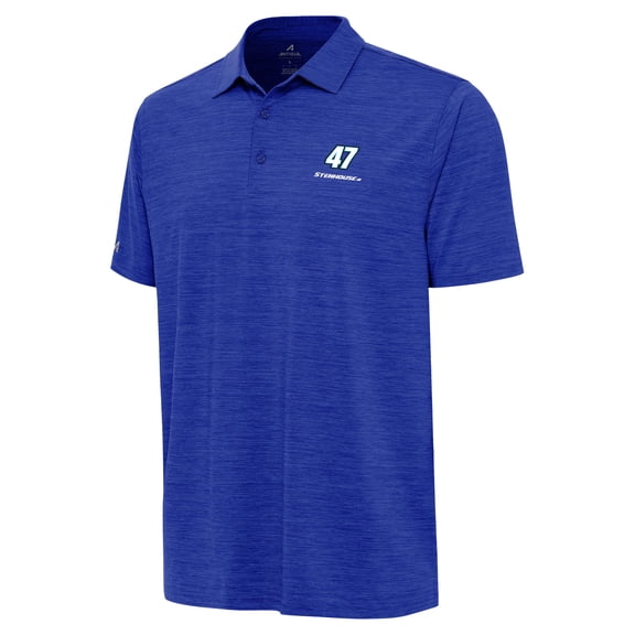 Men's Antigua  Heather Royal Ricky Stenhouse Jr. Layout Polo