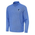 thumbnail image 1 of Men's Antigua Heather Royal Seton Hall Pirates Subtle Quarter-Zip Sweatshirt, 1 of 1