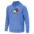 thumbnail image 1 of Men's Antigua Heather Royal Toronto Blue Jays Cloud Pullover Hoodie, 1 of 1