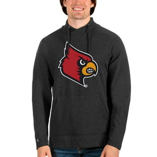 Men's Colosseum Red Louisville Cardinals Arch & Logo Tackle Twill