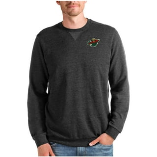 Fanatics Minnesota Wild Hoodie Small S Grey Logo Sweatshirt Sweater Pocket  Mens
