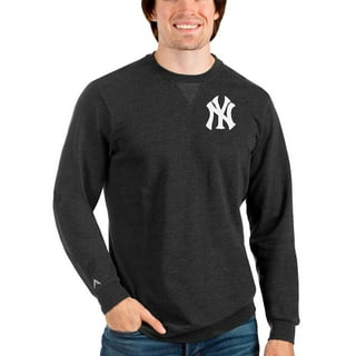 New York Yankees Nike Authentic Collection Pregame Performance Raglan  Pullover Sweatshirt - Black/Gray