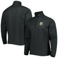 thumbnail image 1 of Men's Antigua Heathered Black Vegas Golden Knights Course Quarter-Zip Jacket, 1 of 4