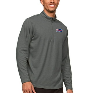 New Era Buffalo Bills With Charging Buffalo Pullover Quarter Zip