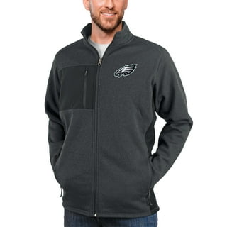 Men's Antigua White Philadelphia Eagles Super Bowl LVII Victory Full-Zip  Hoodie