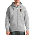 thumbnail image 1 of Men's Antigua Heathered Gray Illinois Tech Scarlet Hawks Victory Full-Zip Hoodie, 1 of 1