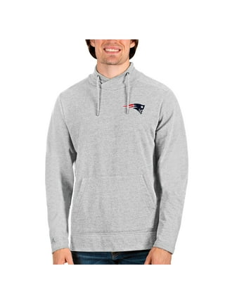 New England Patriots Pro Standard Crest Emblem Pullover Sweatshirt -  Heather Gray