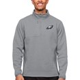 thumbnail image 1 of Men's Antigua Heathered Gray Philadelphia Eagles Course Quarter-Zip Pullover Top, 1 of 1