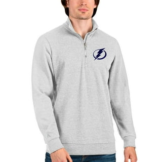 Men's Antigua White Tampa Bay Lightning Victory Pullover Sweatshirt Size: Small