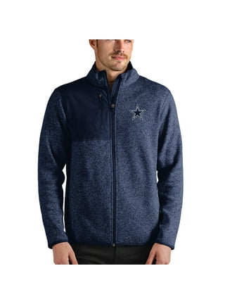 Dallas Cowboys Antigua Course Full-Zip Jacket - Oatmeal