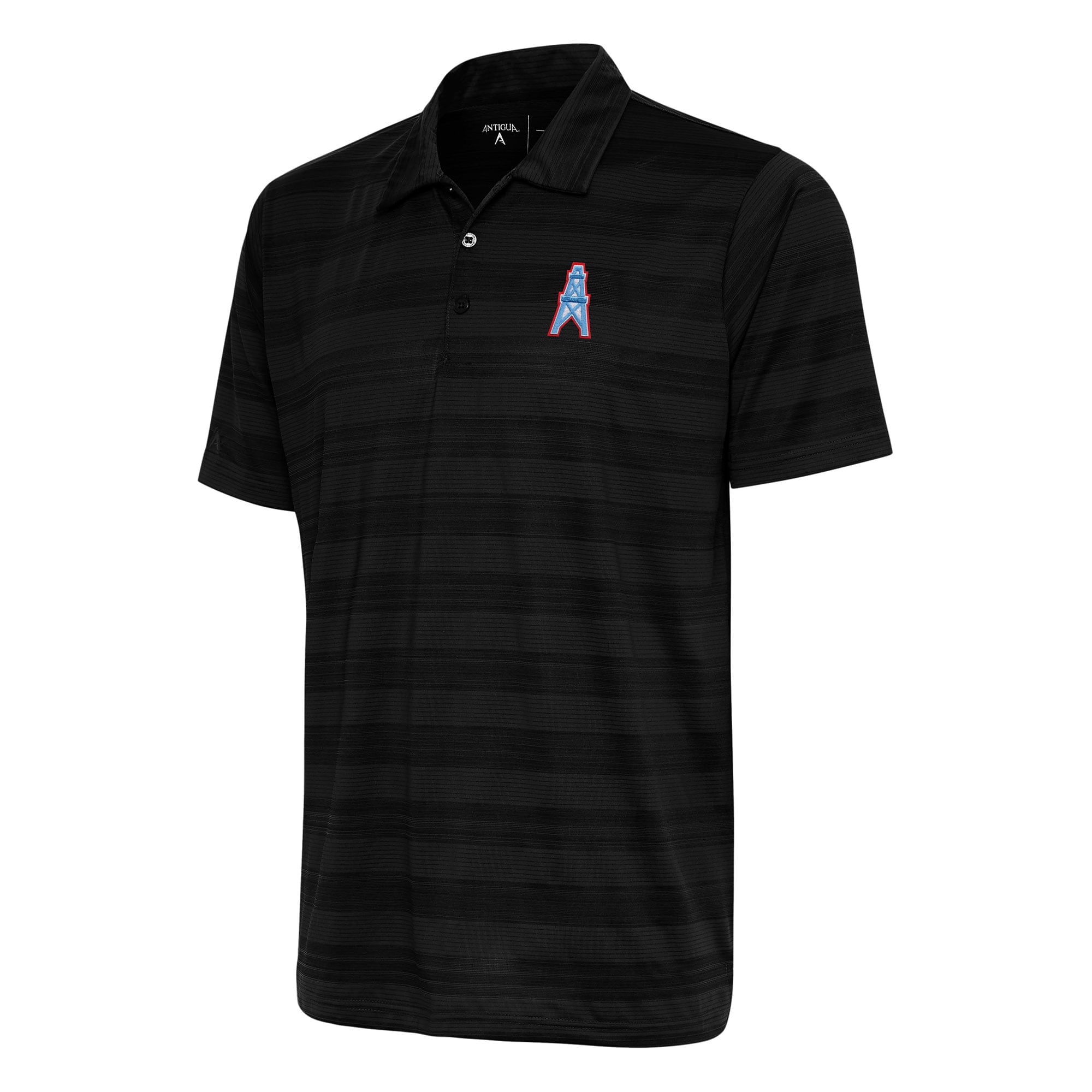 Men's Antigua Houston Oilers Team Logo Throwback Compass Polo