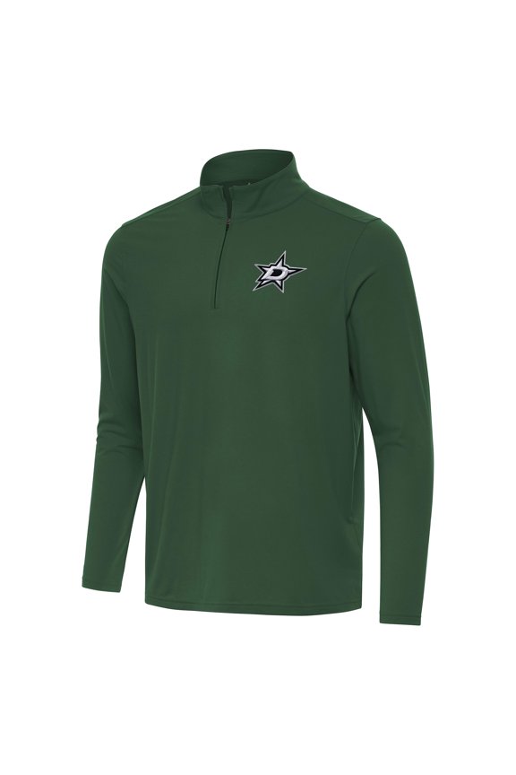 Men's Antigua Hunter Green Dallas Stars Intent Quarter-Zip Top