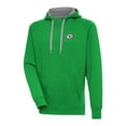 thumbnail image 1 of Men's Antigua  Kelly Green Dallas Stars Metallic Logo Victory Pullover Hoodie, 1 of 1