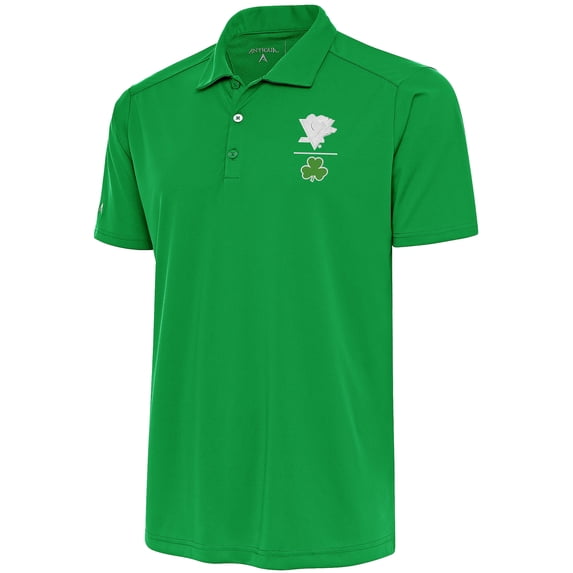 Men's Antigua Kelly Green Pittsburgh Penguins Shamrock Tribute Polo