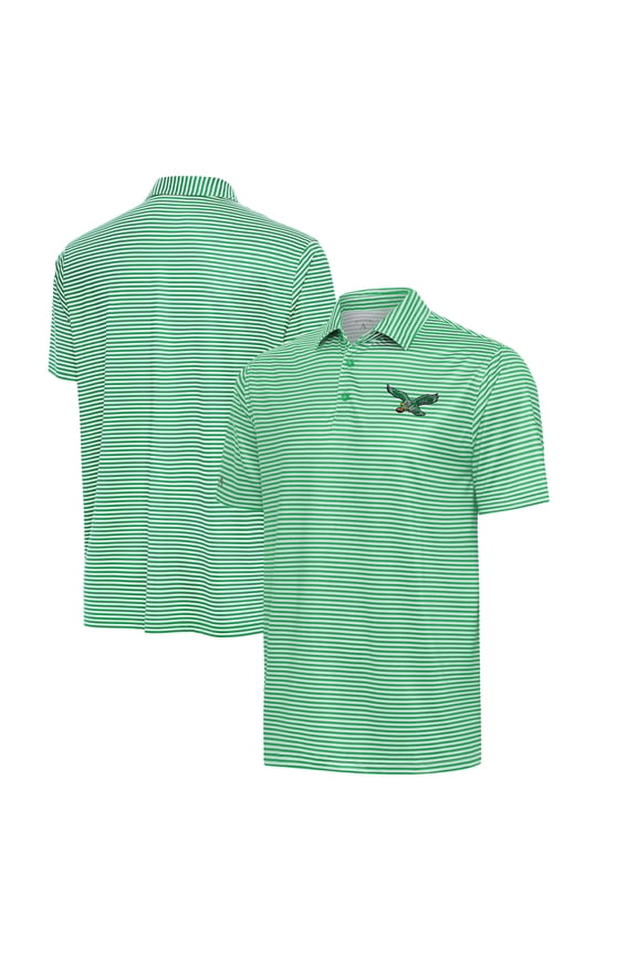 Men's Antigua Kelly Green/White Philadelphia Eagles Skills Polo