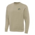 thumbnail image 1 of Men's Antigua Khaki Green Bay Packers Victory Pullover Sweatshirt, 1 of 1