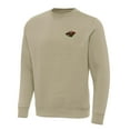 thumbnail image 1 of Men's Antigua Khaki Minnesota Wild Victory Crewneck Pullover Sweatshirt, 1 of 1