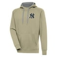 thumbnail image 1 of Men's Antigua  Khaki New York Yankees Victory Pullover Hoodie, 1 of 1