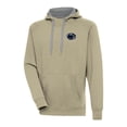 thumbnail image 1 of Men's Antigua  Khaki Penn State Nittany Lions Victory Raglan Pullover Hoodie, 1 of 1